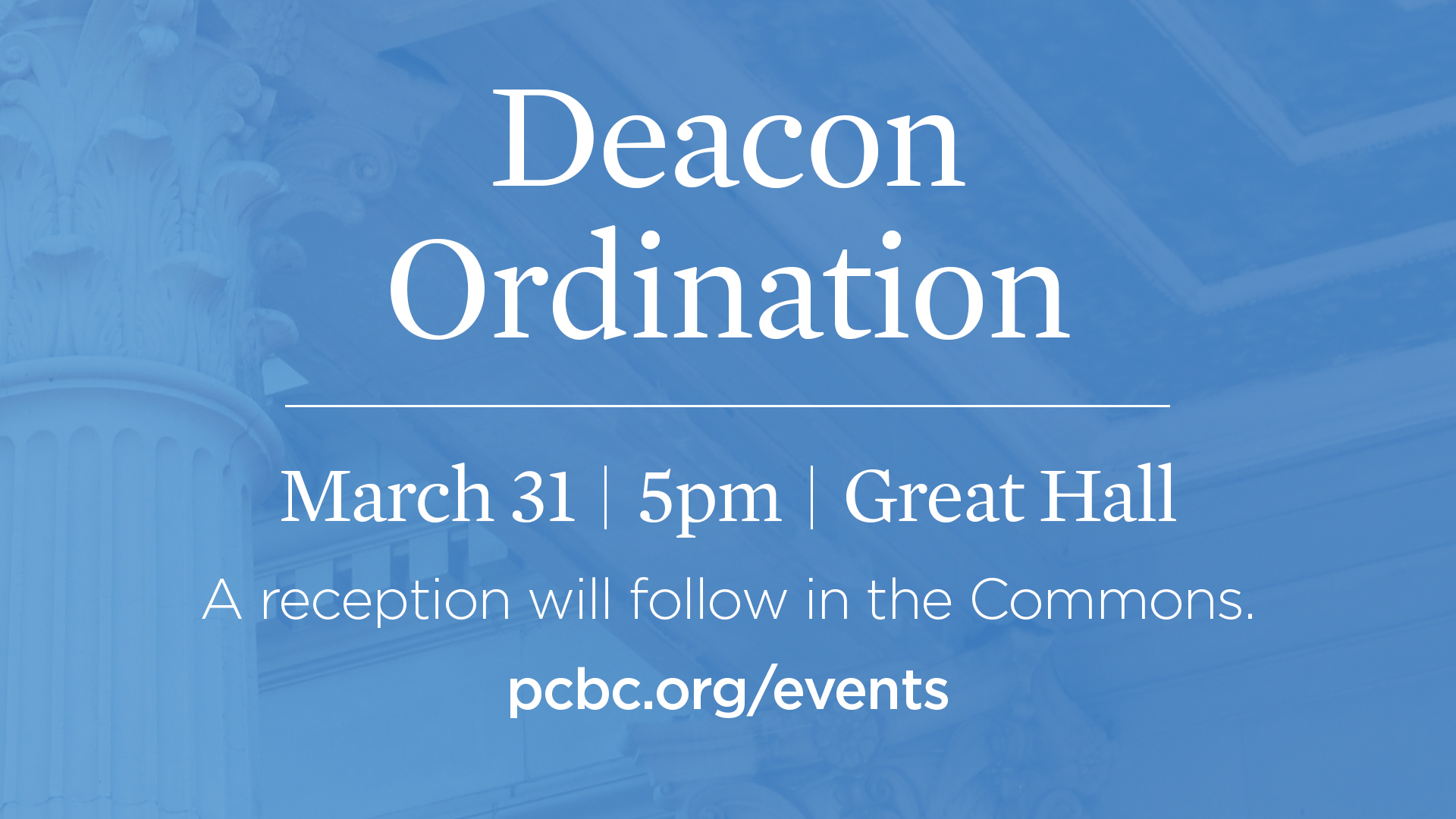 Deacon Ordination Service
