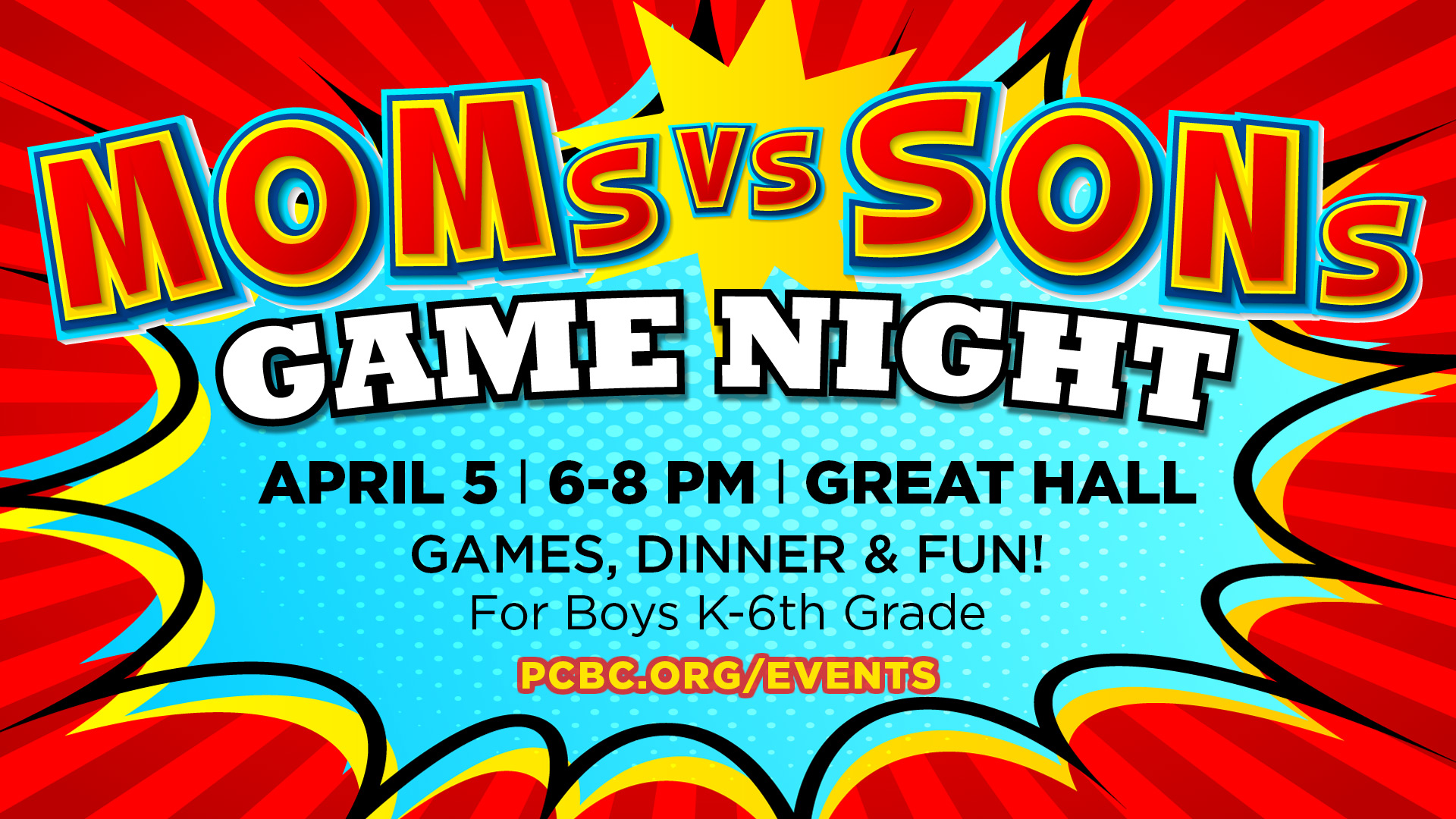 Moms vs. Sons Game Night